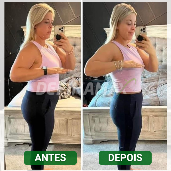 Transformação antes e depois