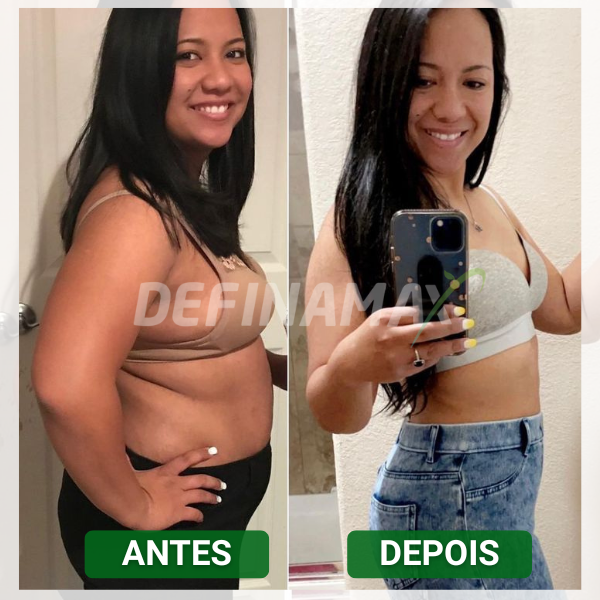 Transformação antes e depois
