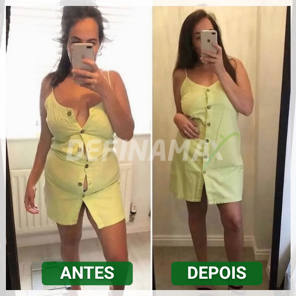 Transformação antes e depois